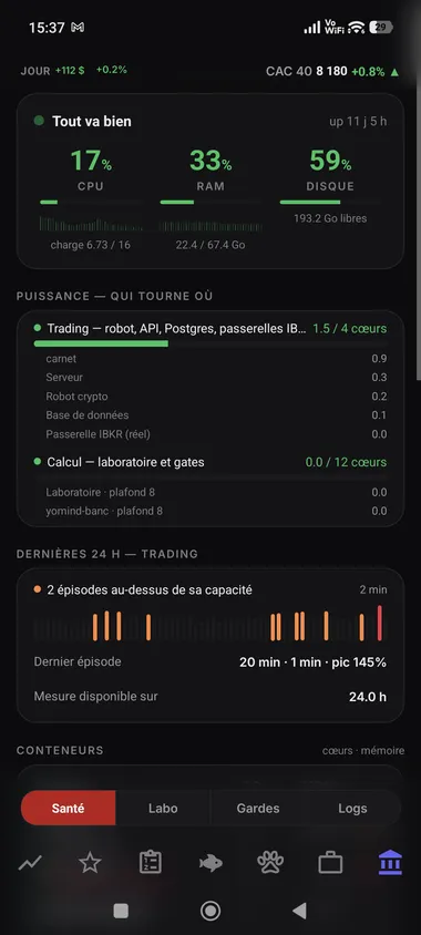 yotrade, écran 4